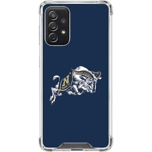 United States Naval Academy Bill The Goat Galaxy A72 5G Clear Case